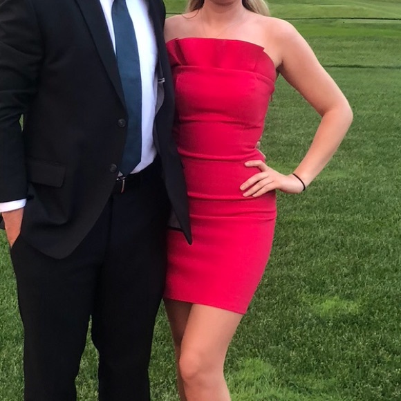 Marcy Dress in Camilla Red - Cinq a Sept - Picture 3 of 3